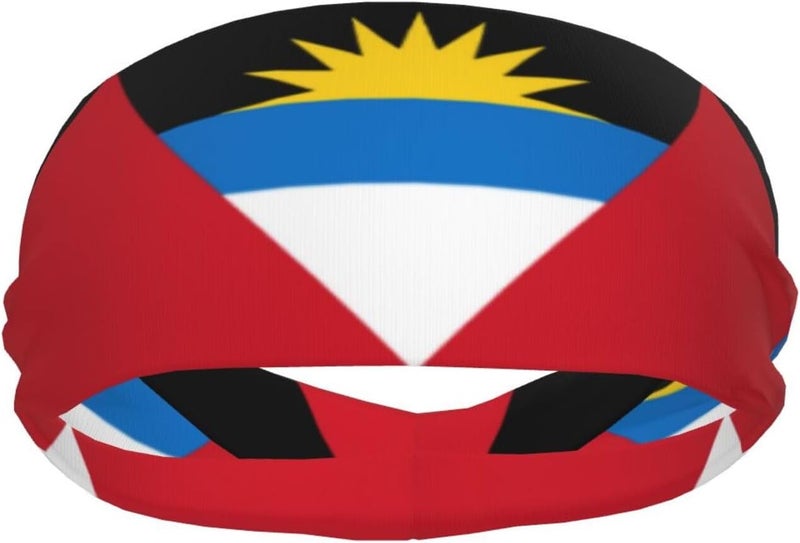AKMCBSH National Flags Sports Sweatband Head Bands for Women Men - Moisture-Wicking Non-Slip Headband for Running Yoga Workout Fitness and Gym - Image 1